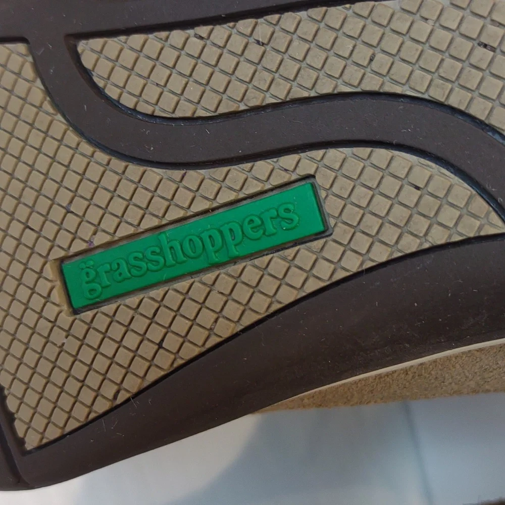 Grasshopper Ortholite Explore Tan Suede & Lace Mesh Lace-up Sneakers